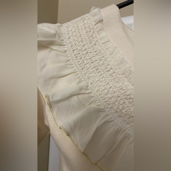 NWT Moderne Childe Ruffled Cream Long Sleeve 7Y - Picture 6 of 6